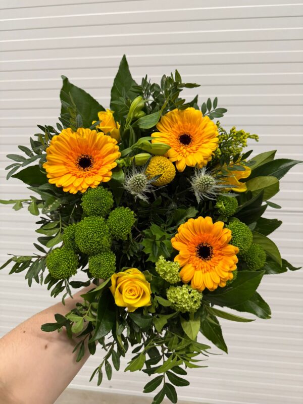 Klassiek boeket gerbera oranje