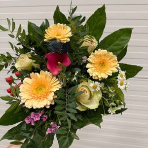 Boeketgeluk Boeket Gerbera lichtgeel